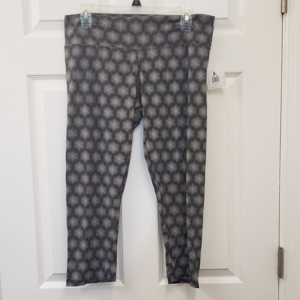 Sexy Basics, 24/7 anytime wear, NWT, navy and white, ankle/crop legging, 2XL